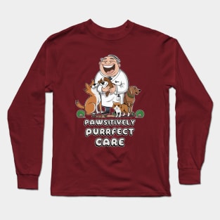 pawsitively purrfect care Long Sleeve T-Shirt